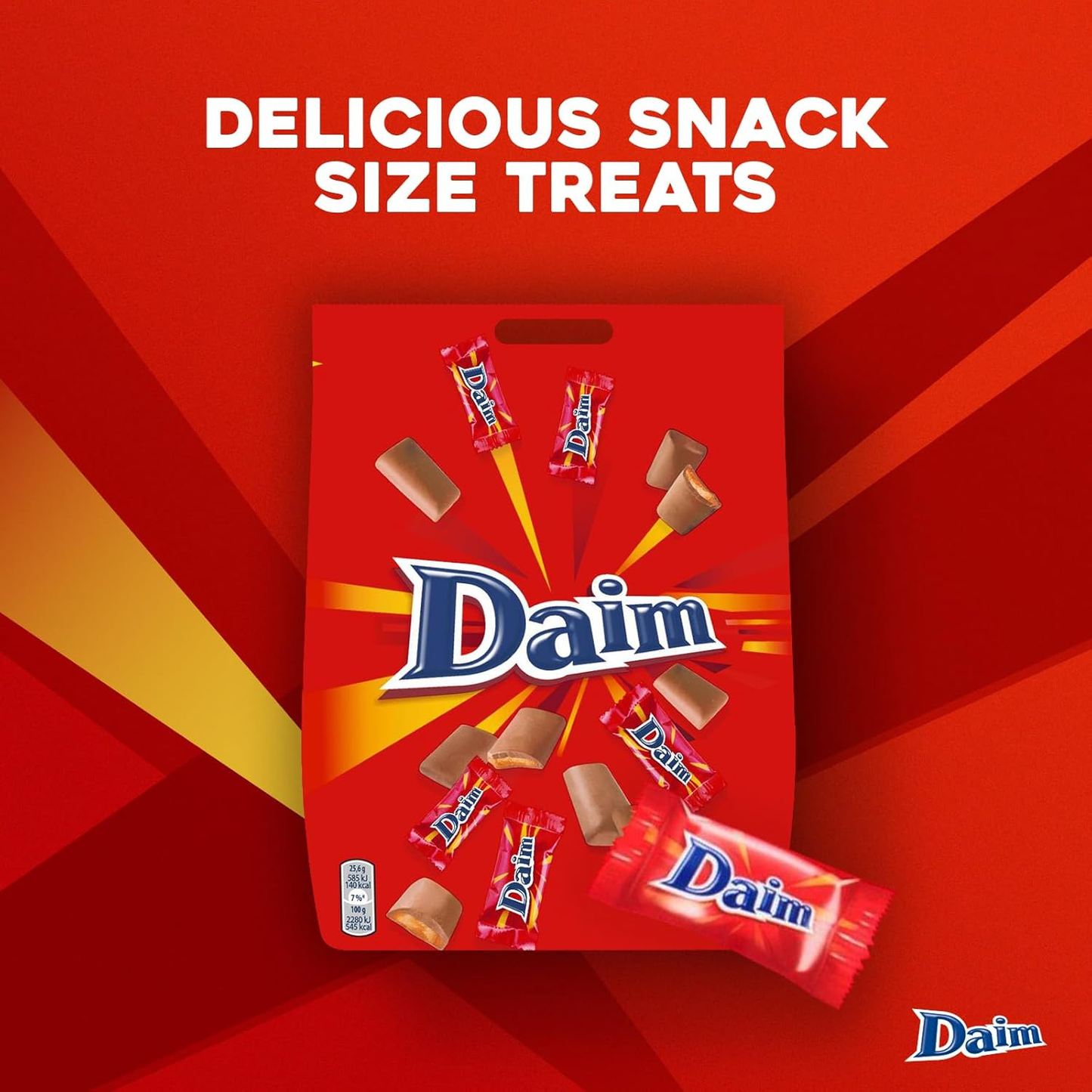 Daim Mini Chocolate Caramel Candy Bag 200g