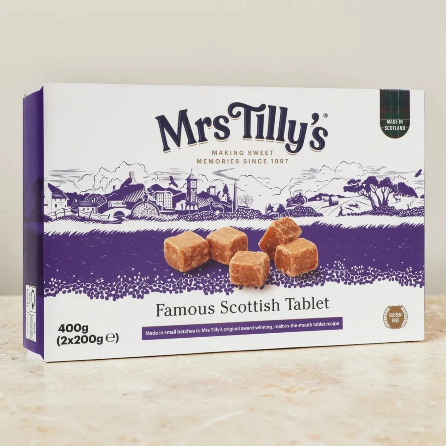 Mrs Tilly's Famous Scottish Tablet Gift Box 400g