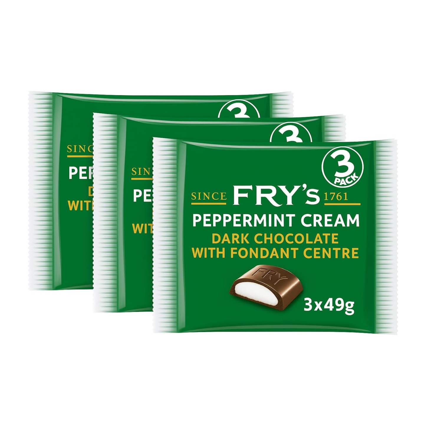 Fry’s Peppermint Cream (3 x 3 Pack) - 9 Bars Total