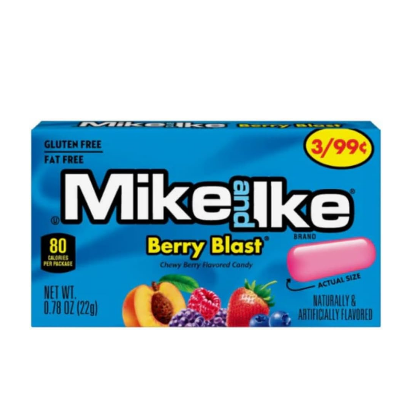 Mike and Ike Chewy Candy 24 x 22g Variety Pack