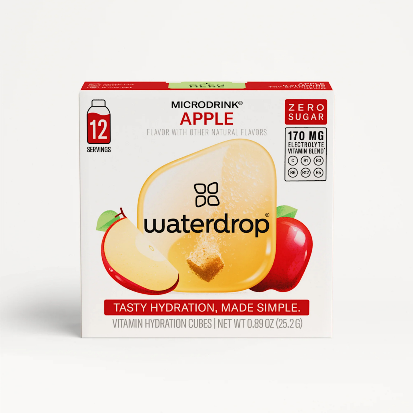 Waterdrop Microdrink Cubes Variety Pack(3 Packs x 12 Cubes)