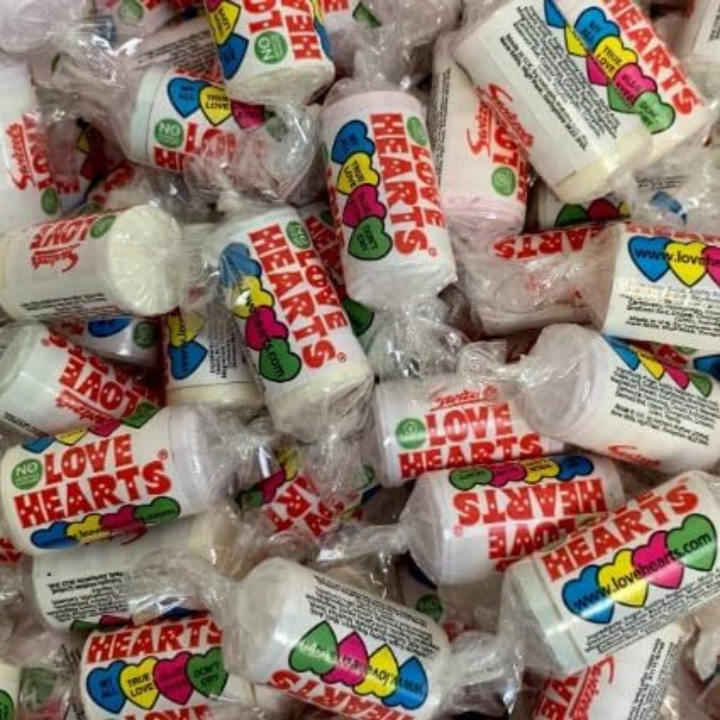 Swizzels Matlow Love Hearts Mini Roll Sweets (Pack of 30)