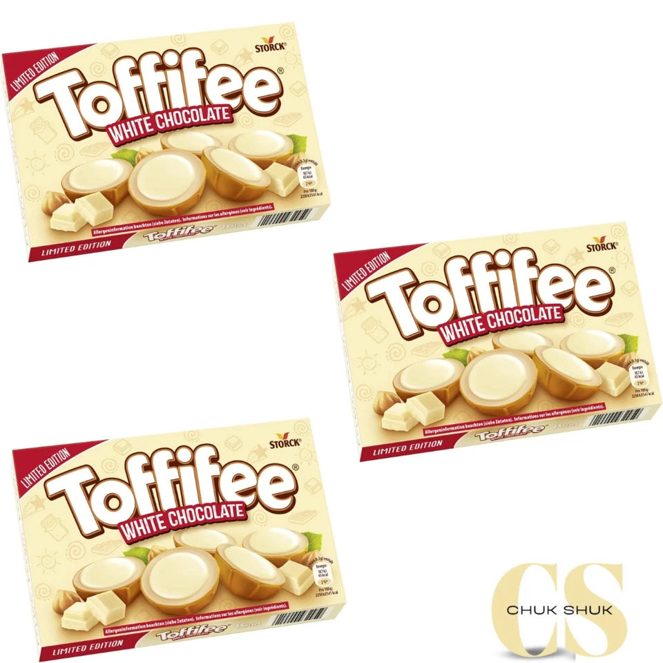 Toffifee White Chocolate Limited Edition 125g (Pack of 3)