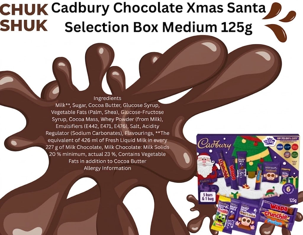 Cadbury Santa Christmas Selection Box (Medium 125g)