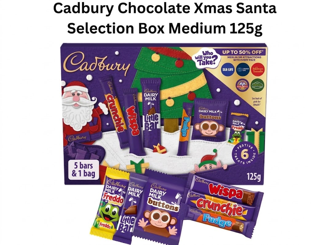 Cadbury Santa Christmas Selection Box (Medium 125g)