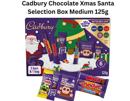 Cadbury Santa Christmas Selection Box (Medium 125g)