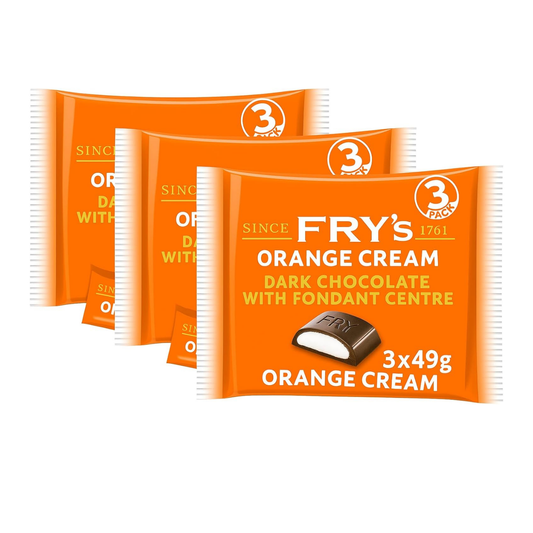 Fry’s Orange Cream Chocolate(3x3 Pack) - 9x49g Bars
