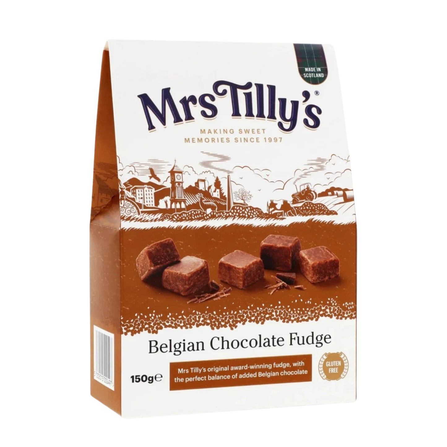 Mrs Tilly's Belgian Chocolate Fudge Box, 150g - Two Boxes