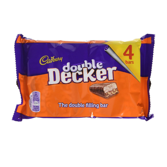 Cadbury Double Decker Chocolate Bar (Pack of 8)