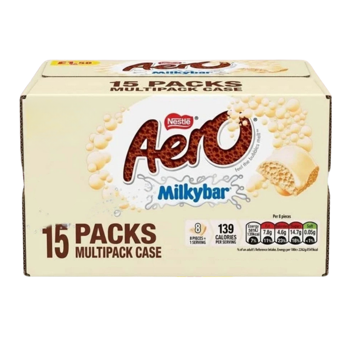 Aero Milkybar White Chocolate 15x 90g