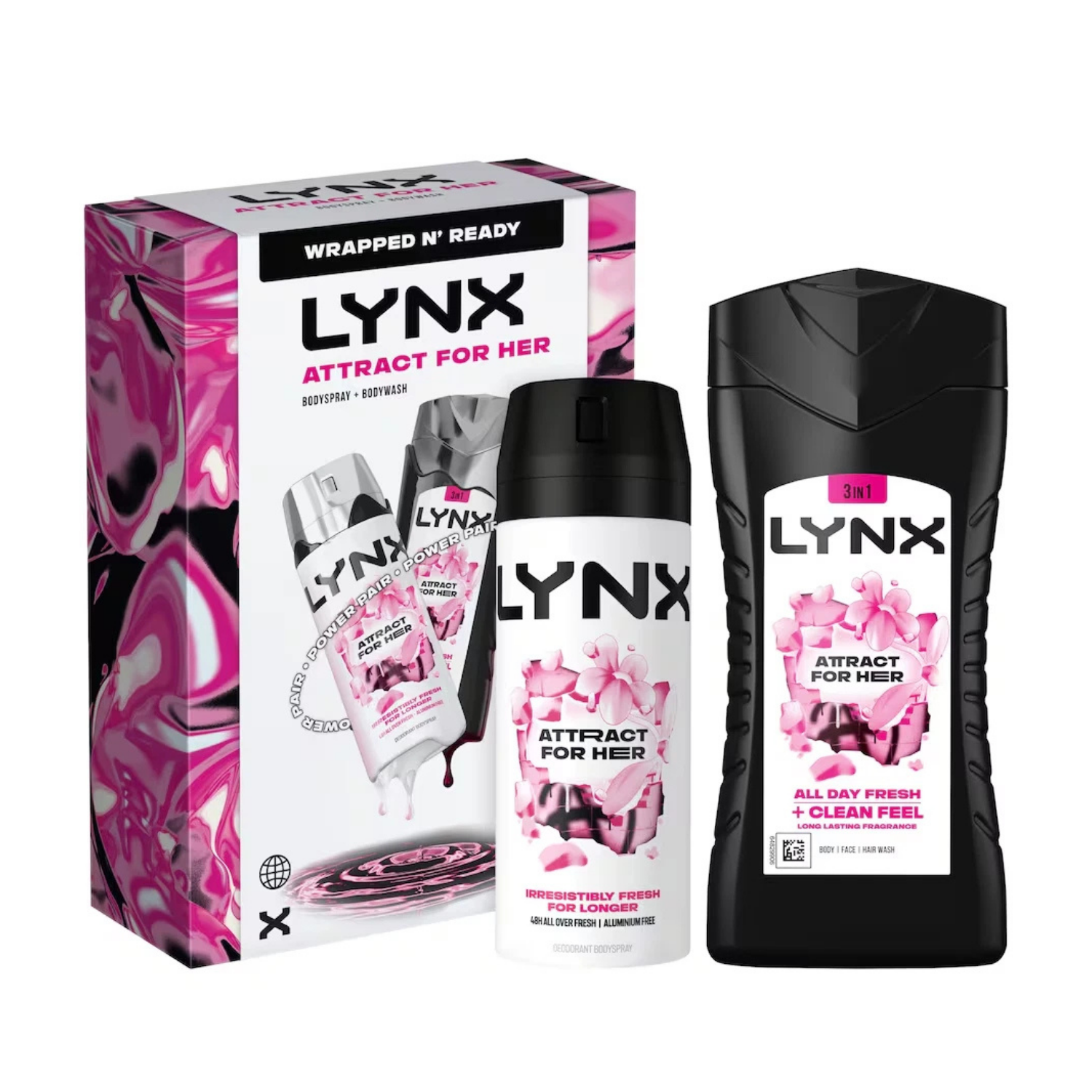 Lynx Body Spray with Body Wash Fragrance