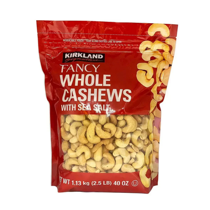 Kirkland Cashew Nuts With sea salt 1.13kg | Chuk Shuk