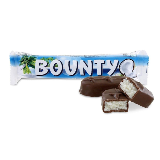 4 x 4 Pack Bounty Coconut Milk Chocolate Duo Bars 57g
