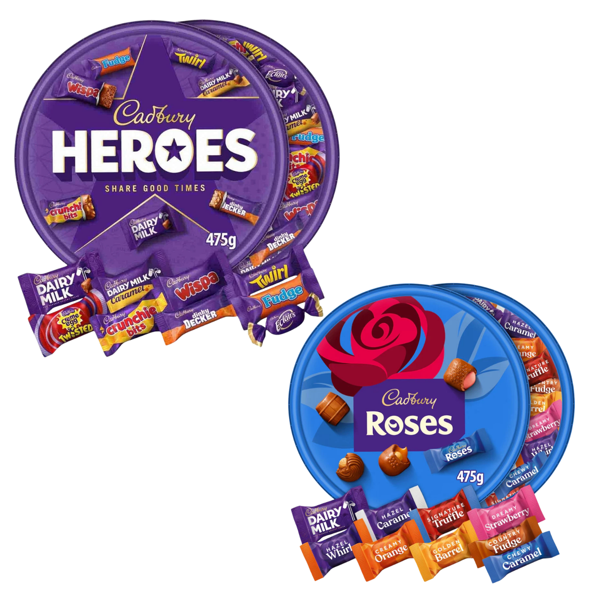 Cadbury Heroes and Cadbury Roses