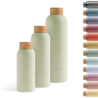 Waterdrop Stainless Steel Water Bottle 600ml | Chuk Shuk