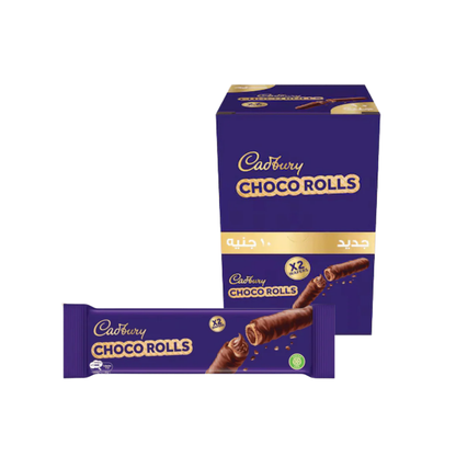Cadbury Choco Rolls | Chocolate Wafer Sticks 12 x 22g