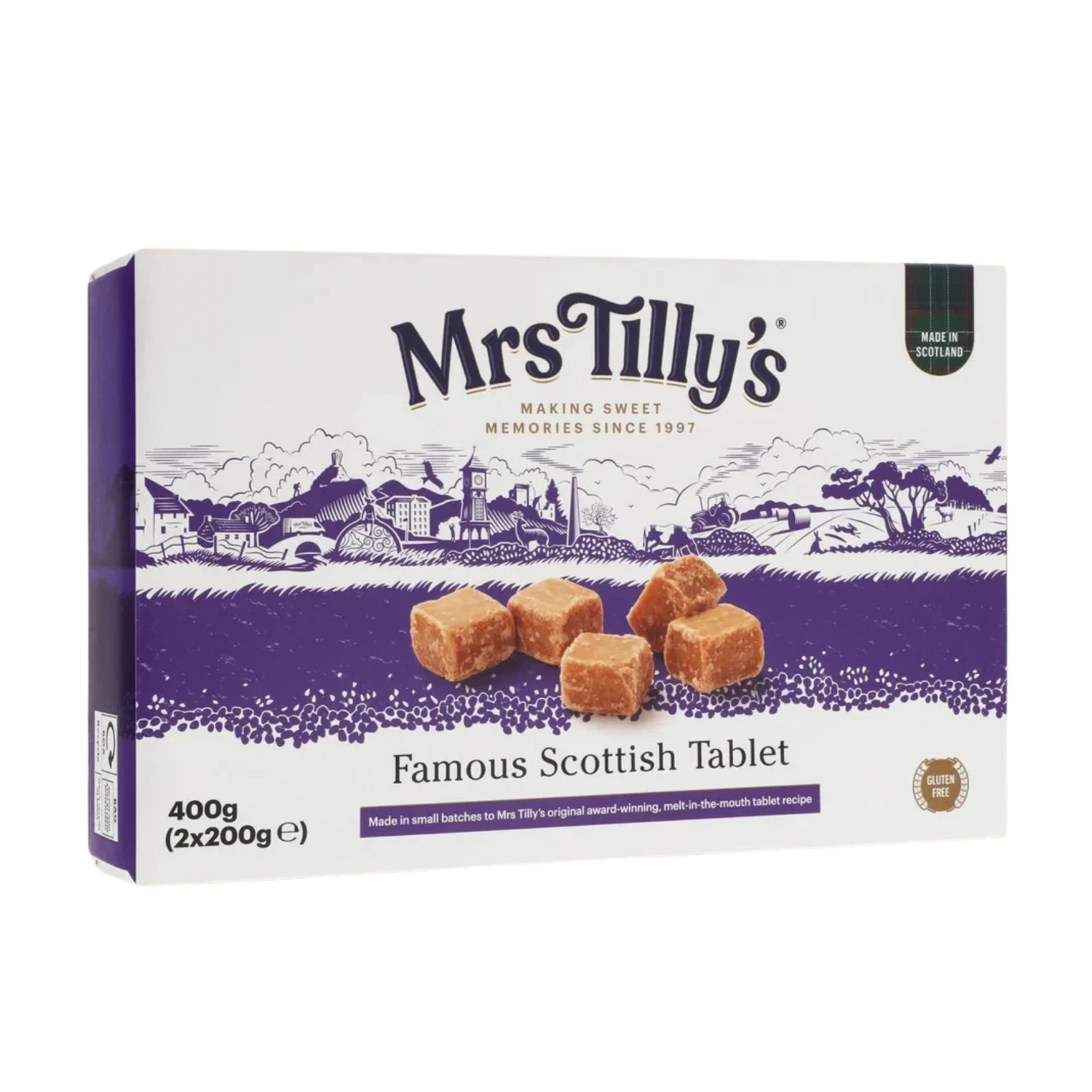 Mrs Tilly's Famous Scottish Tablet Gift Box 400g