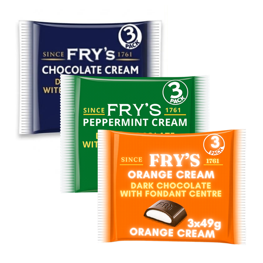 Fry’s Mixed 3x3 Pack | Orange, Peppermint & Classic Cream