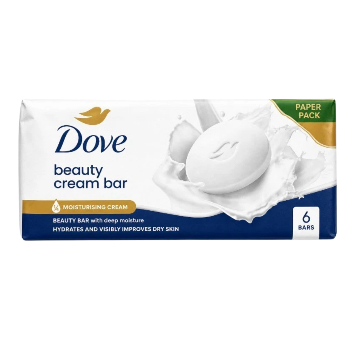 Dove Original Beauty Cream Soap 90g - Pack of 6