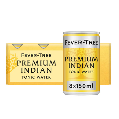 Fever-Tree Premium Indian Tonic Water 8 x 150ml Cans