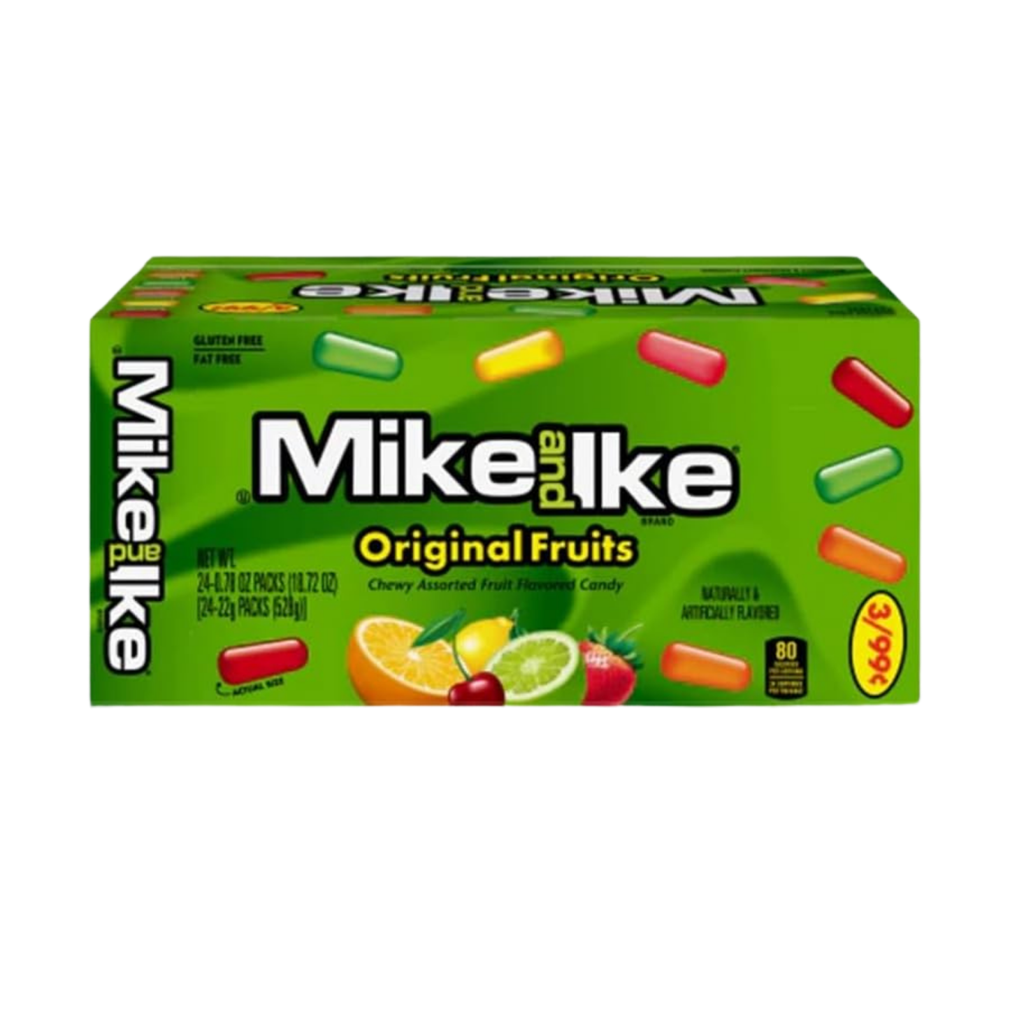 Mike and Ike Chewy Candy 24 x 22g Variety Pack