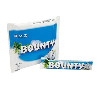 3 x 4 Pack Bounty Coconut Milk Chocolate Duo Bars 57g