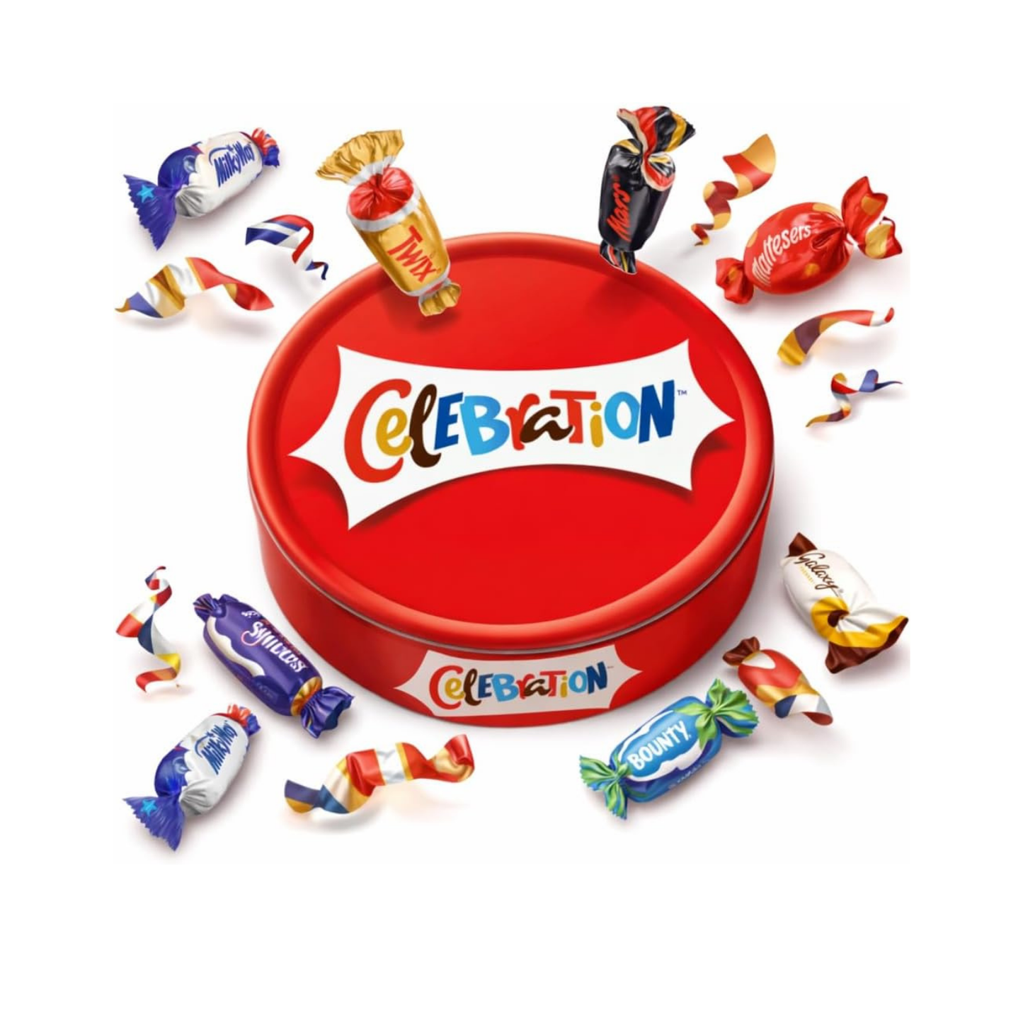 Celebrations Milk Chocolate Biscuit Bars Sharing Tub 500g