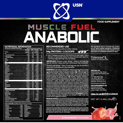 USN Muscle Fuel Anabolic All-In-One Protein Powder & Muscle Builder | Chuk Shuk
