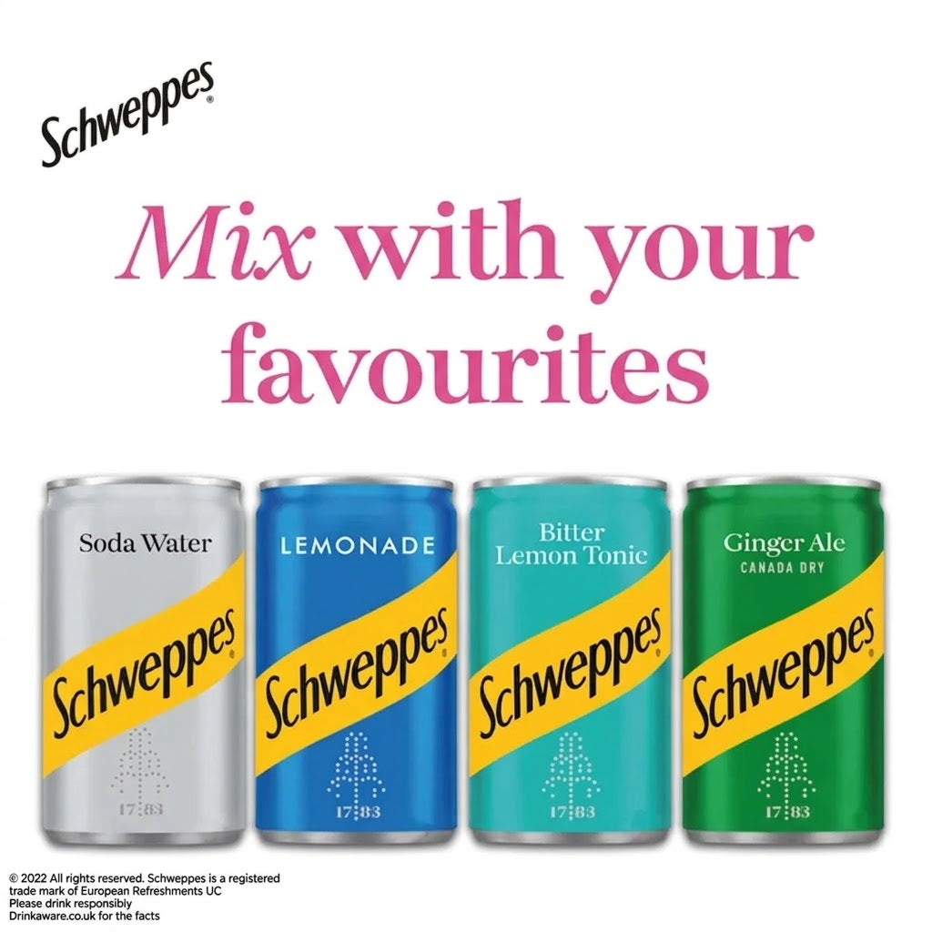 Schweppes Sparkling Ginger Ale 150ml (12 Pack)