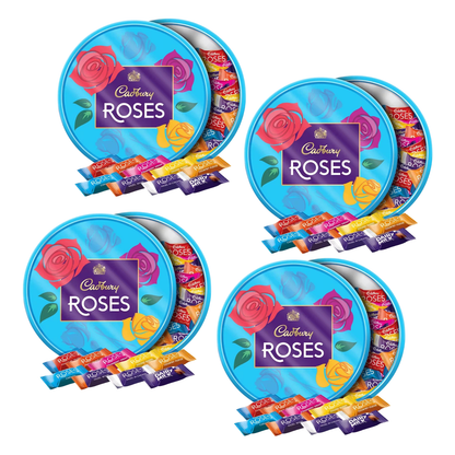 Cadbury Roses Chocolate Tub 475g (4 Tubs)