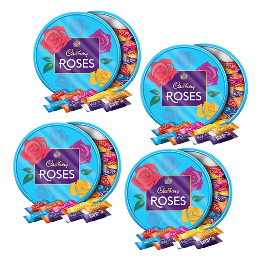 Cadbury Roses Chocolate Tub 475g (4 Tubs)