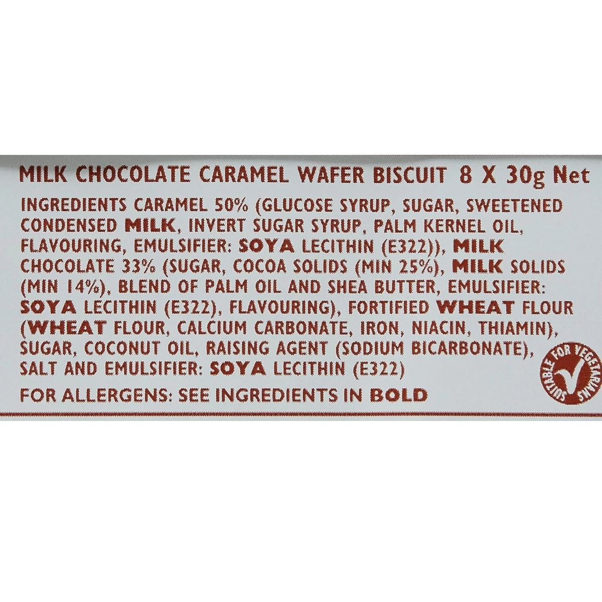 Tunnock's Milk Chocolate Caramel Wafer Biscuits (2 Packs)