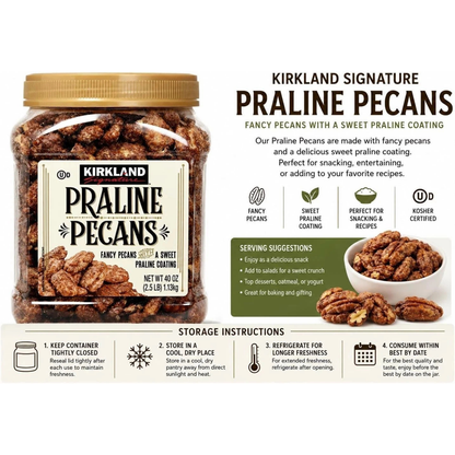 Kirkland Signature Praline Pecans 1.13kg