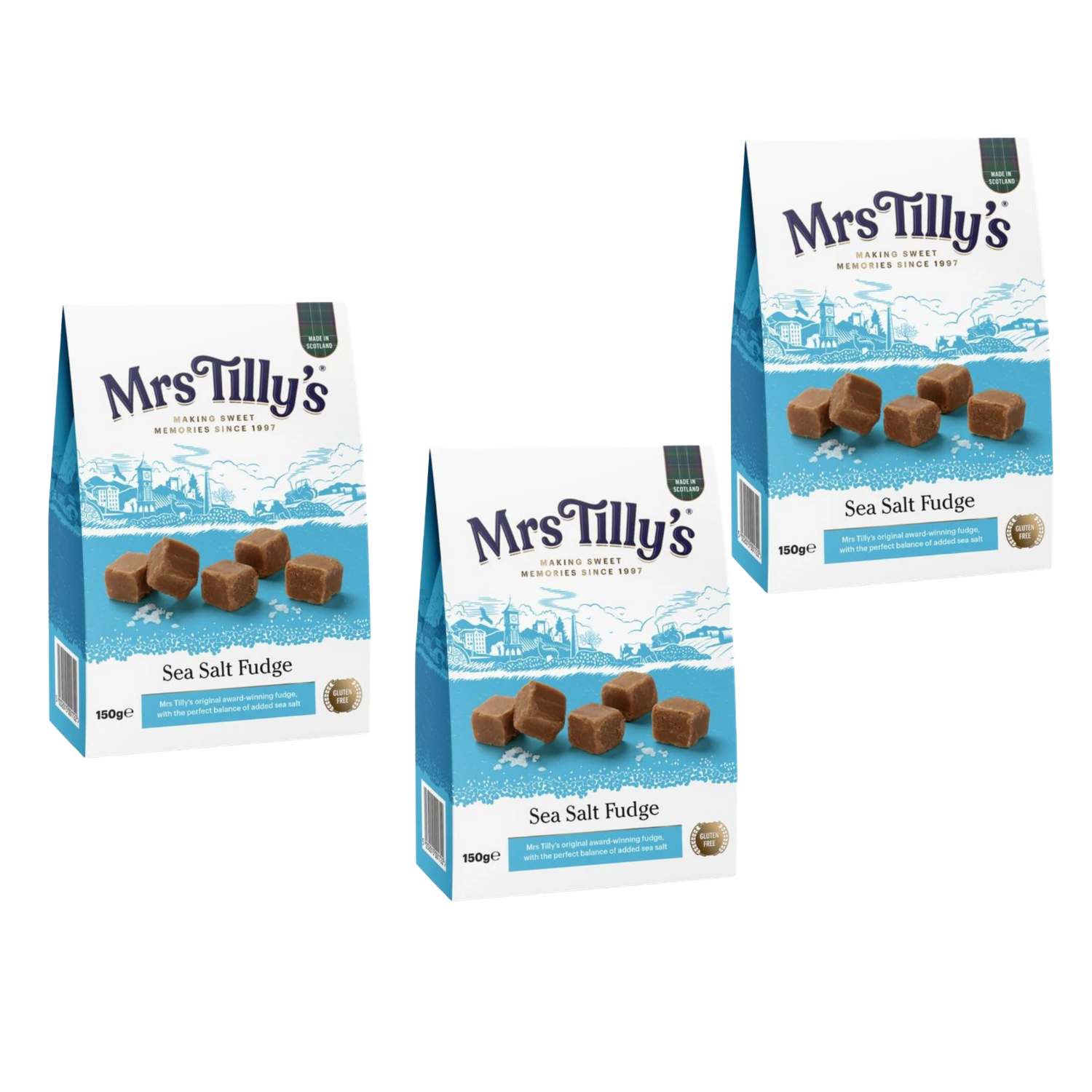 Mrs Tilly's Scottish Sea Salt Fudge 150g 