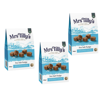Mrs Tilly's Scottish Sea Salt Fudge 150g 