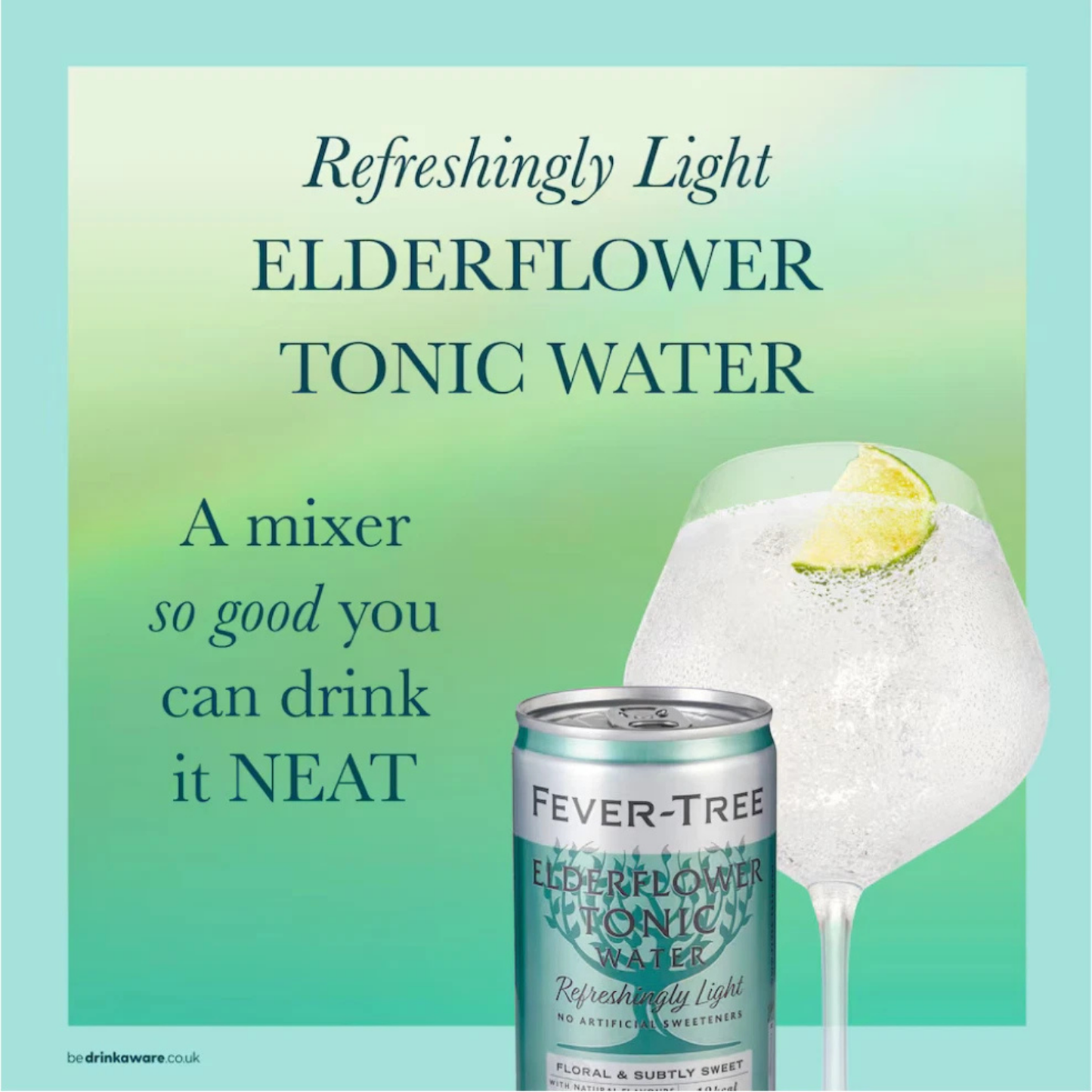 Fever-Tree Refreshingly Light Elderflower Tonic Water