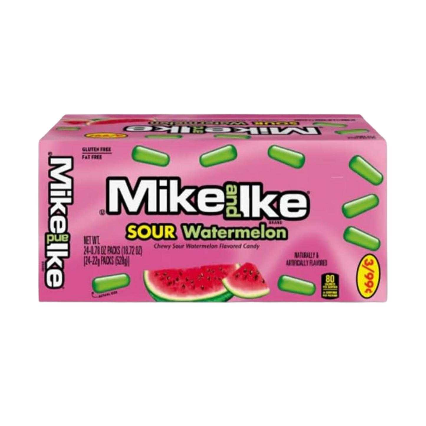 Mike and Ike Chewy Candy 24 x 22g Variety Pack