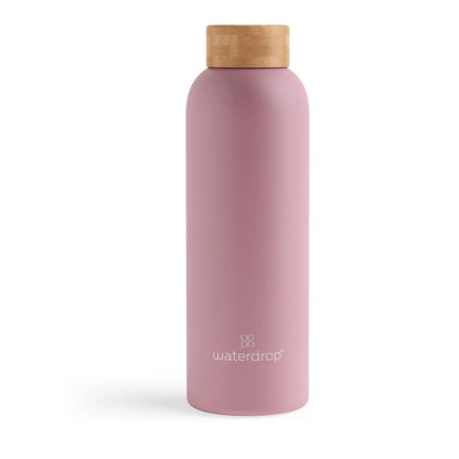 Waterdrop Stainless Pink Matt Water Bottle | Chuk Shuk