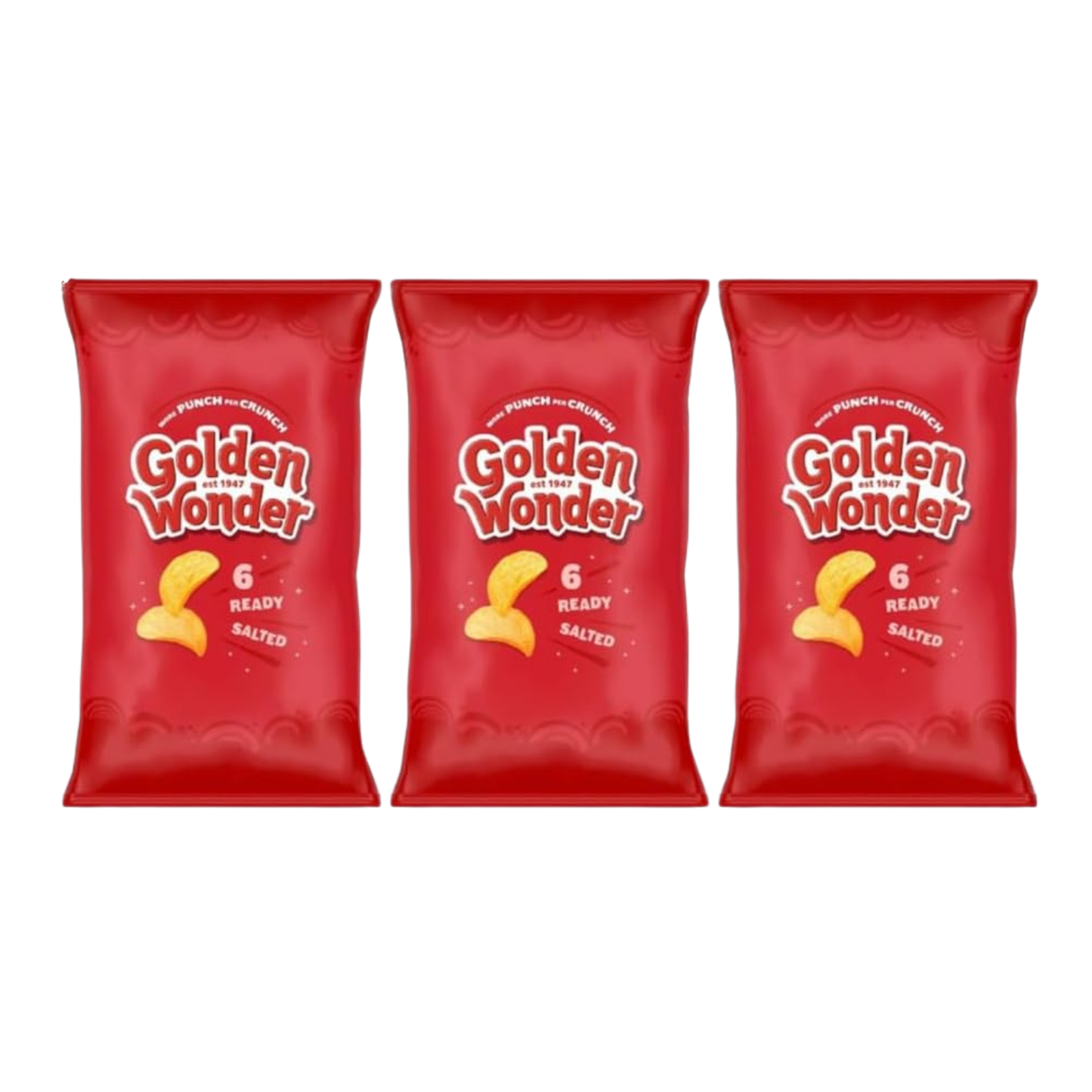 Golden Wonder Crisps Multipack 6 x 25g (Pack of 3) – Assorted Flavours