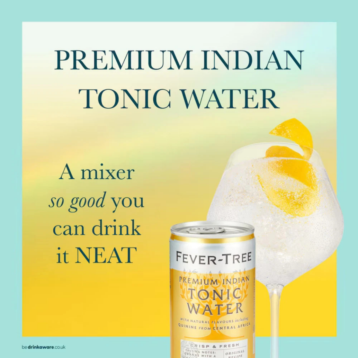 Fever-Tree Premium Indian Tonic Water 8 x 150ml Cans