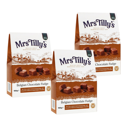 Mrs Tilly's Belgian Chocolate Fudge