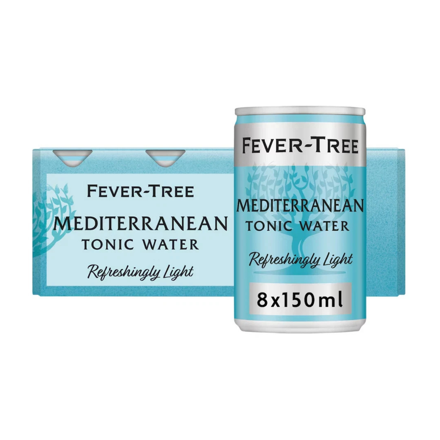 Fever-Tree Light Mediterranean Tonic Water 8 x 150ml Cans