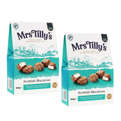 Mrs Tilly's Scottish Macaroon Gift Box 150g (2 Packs)