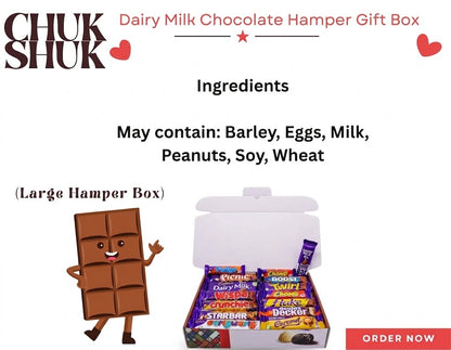 Cadbury Dairy Milk Chocolate Hamper – Letterbox Friendly Gift Box