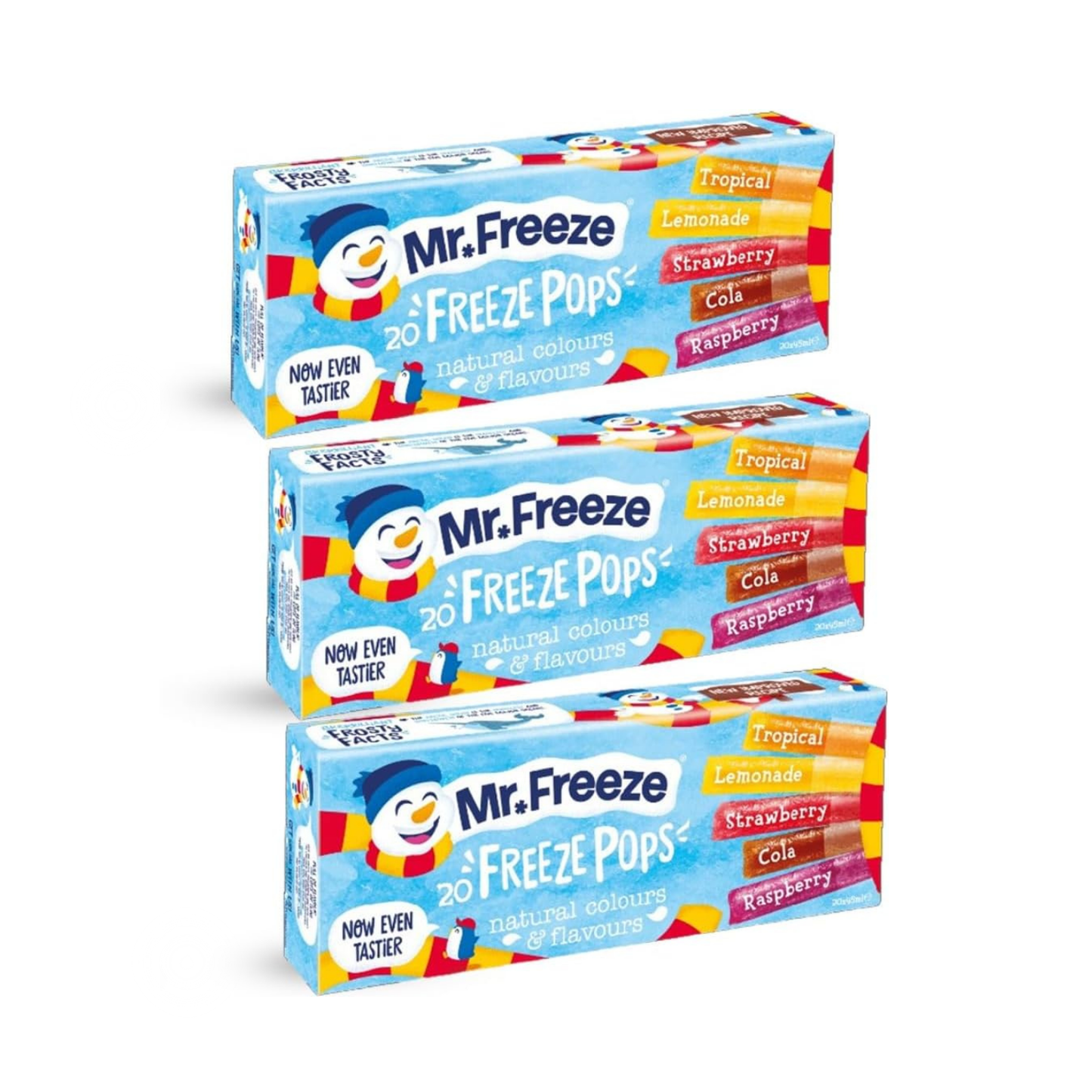 Mr Freeze Freeze Pops 20 x 45ml (Pack of 3)