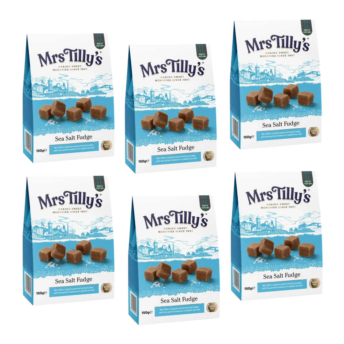 Mrs Tilly's Scottish Sea Salt Fudge 150g 