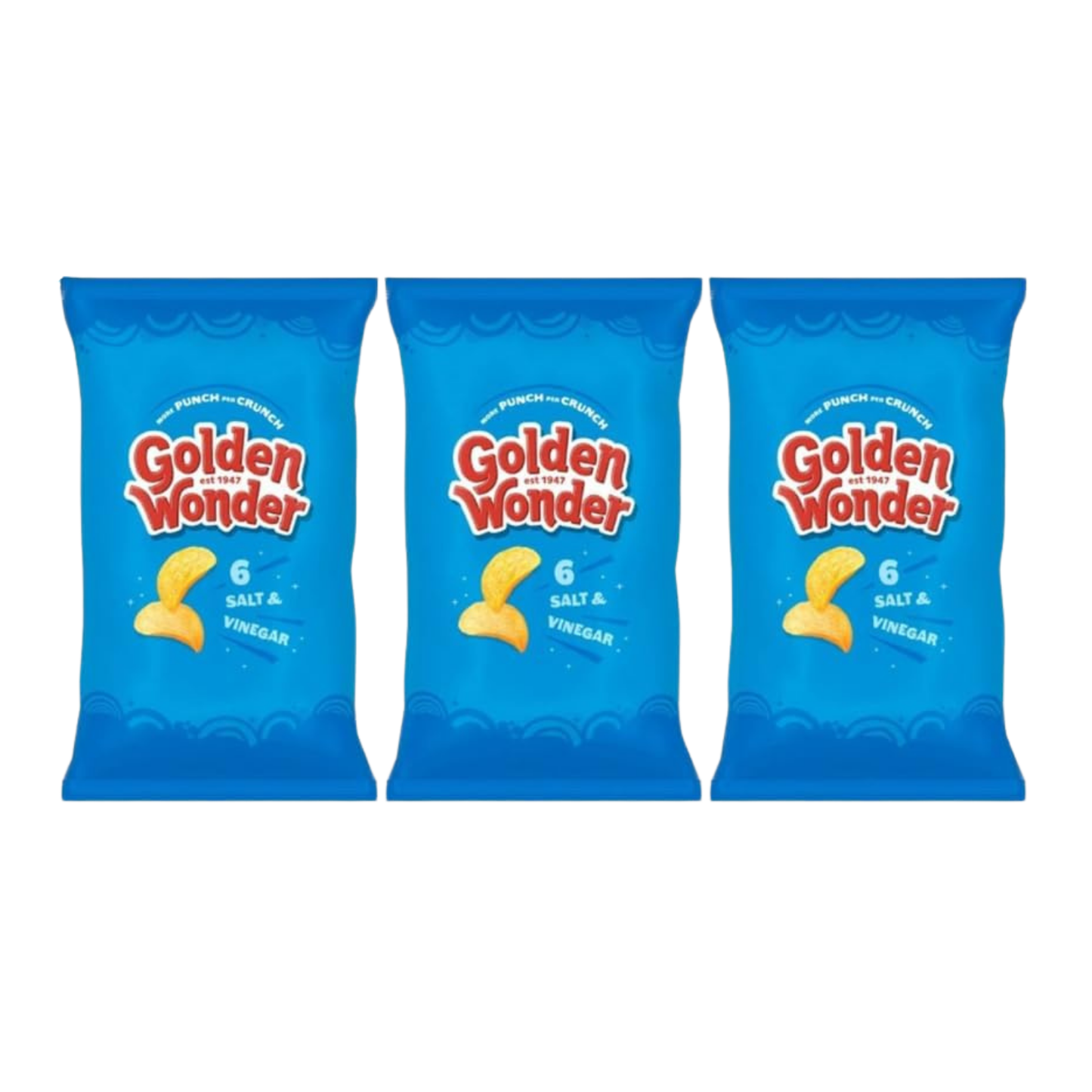 Golden Wonder Crisps Multipack 6 x 25g (Pack of 3) – Assorted Flavours