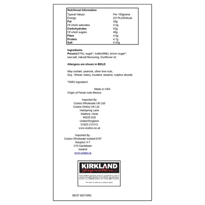 Kirkland Signature Praline Pecans 1.13kg