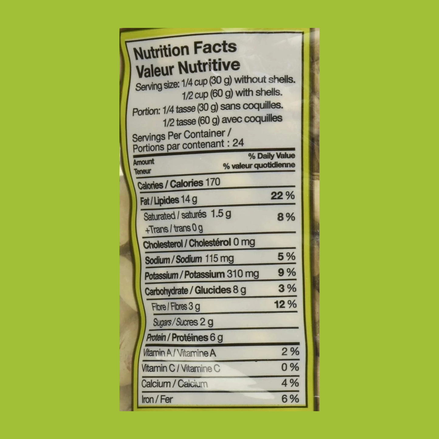 Kirkland Premium Dry Roasted Salted Pistachios 1.36kg Naturally Open