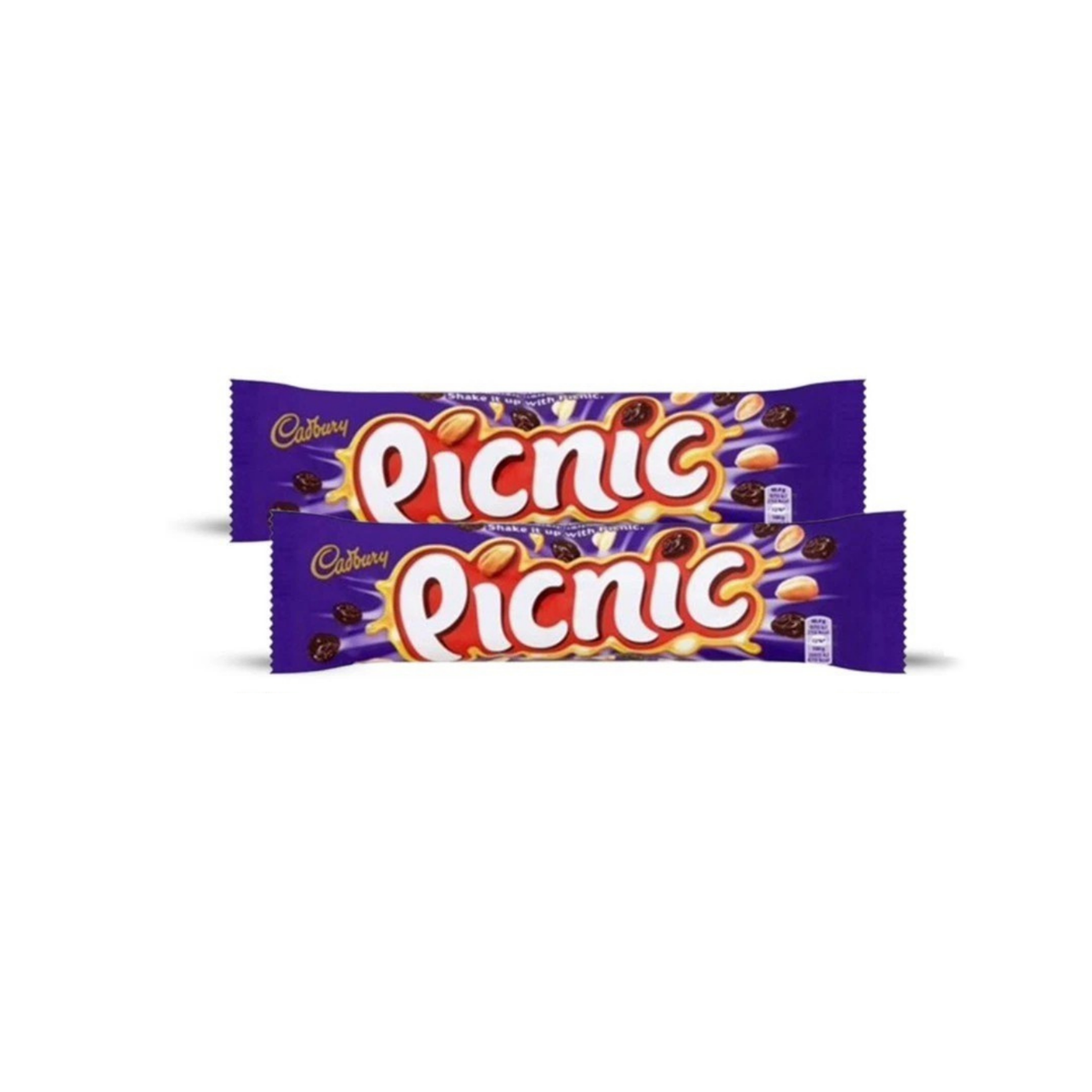 Cadbury Chocolate Bar Variety Box - 4 Flavours, 8 Full Size Bars